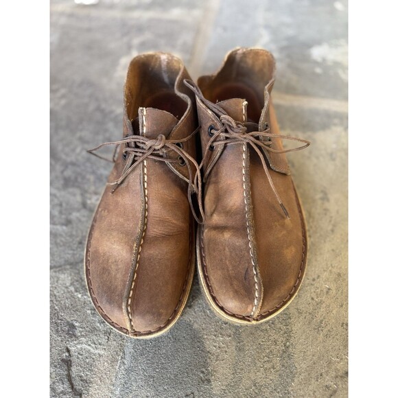 Clarks Originals Desert Trek Beeswax Leather Chukka Boots Men’s Size 9 - Iconic - Picture 2 of 12